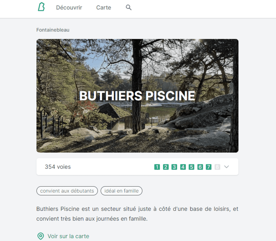Page Boolder de Buthiers Piscine