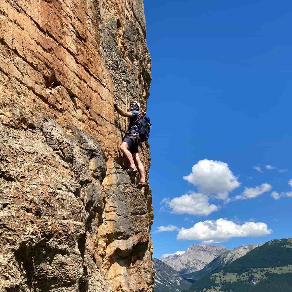 Grimpeur au Fournel